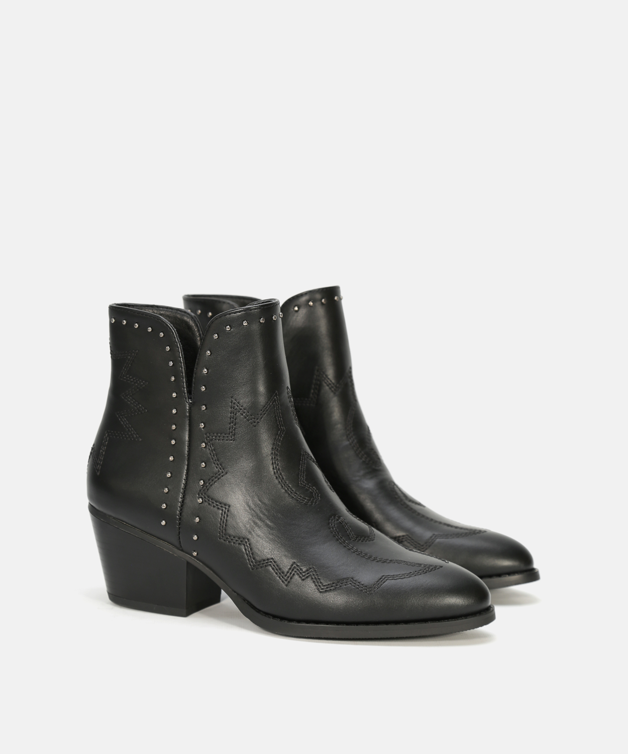 Botins salto adorno image number null